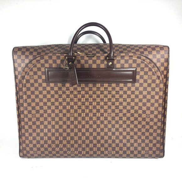 LOUIS VUITTON Brown Damier Canvas Boston Bag